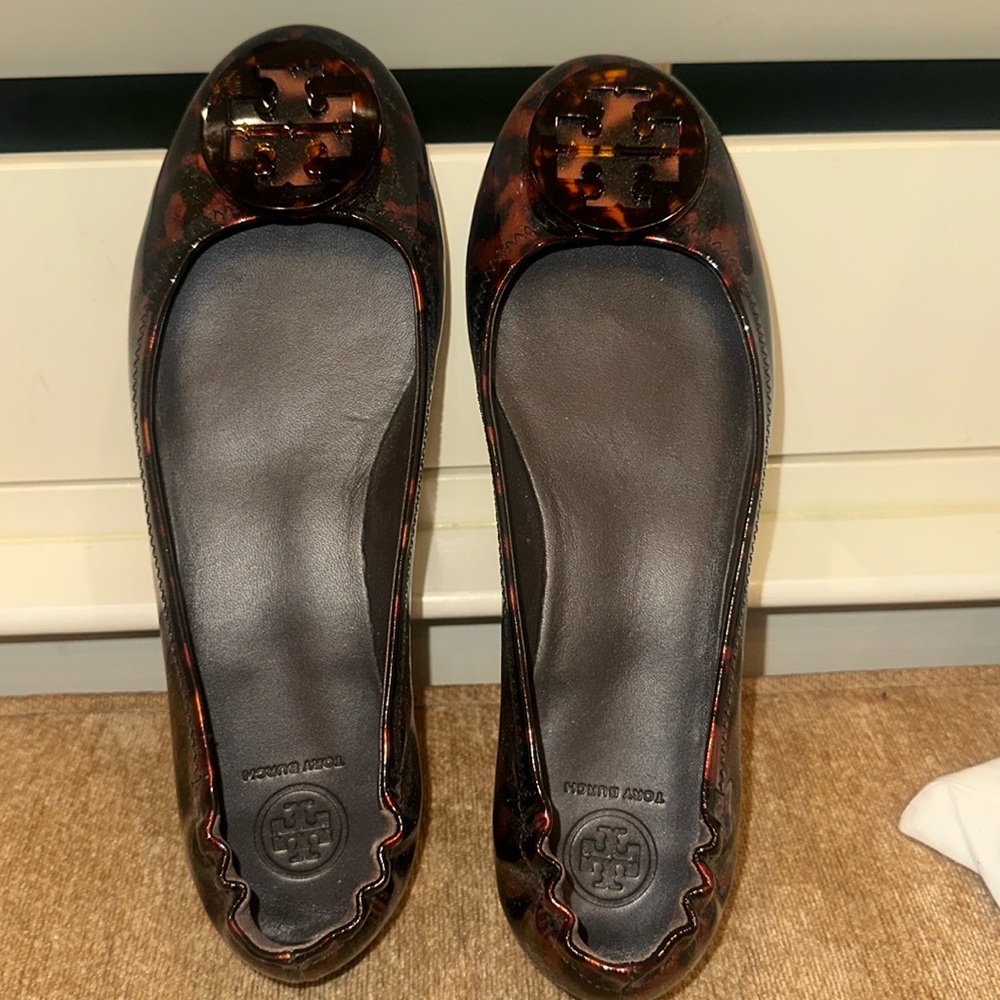 Tory Burch - tortoise Minne Ballet shoes